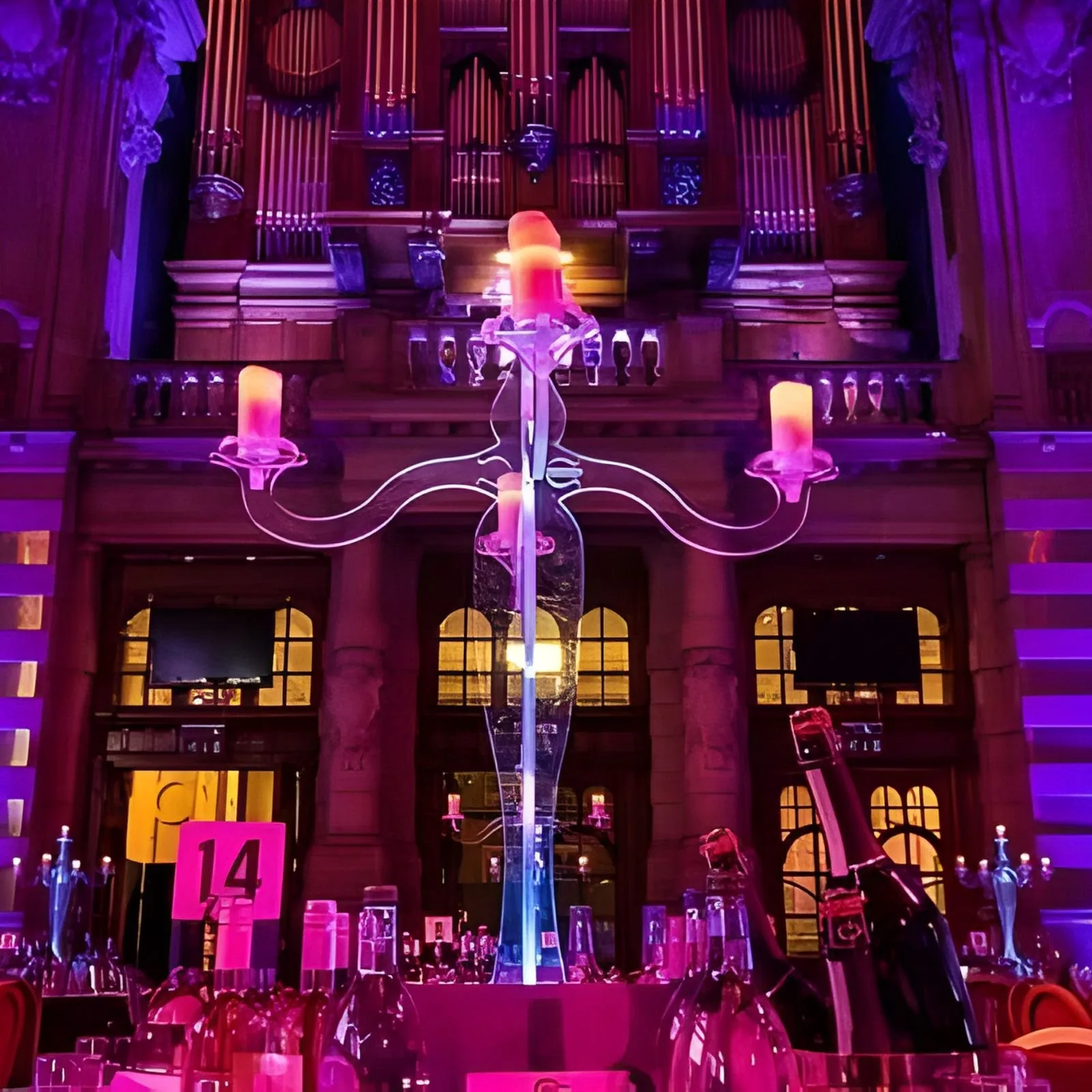 Acrylic Candelabras