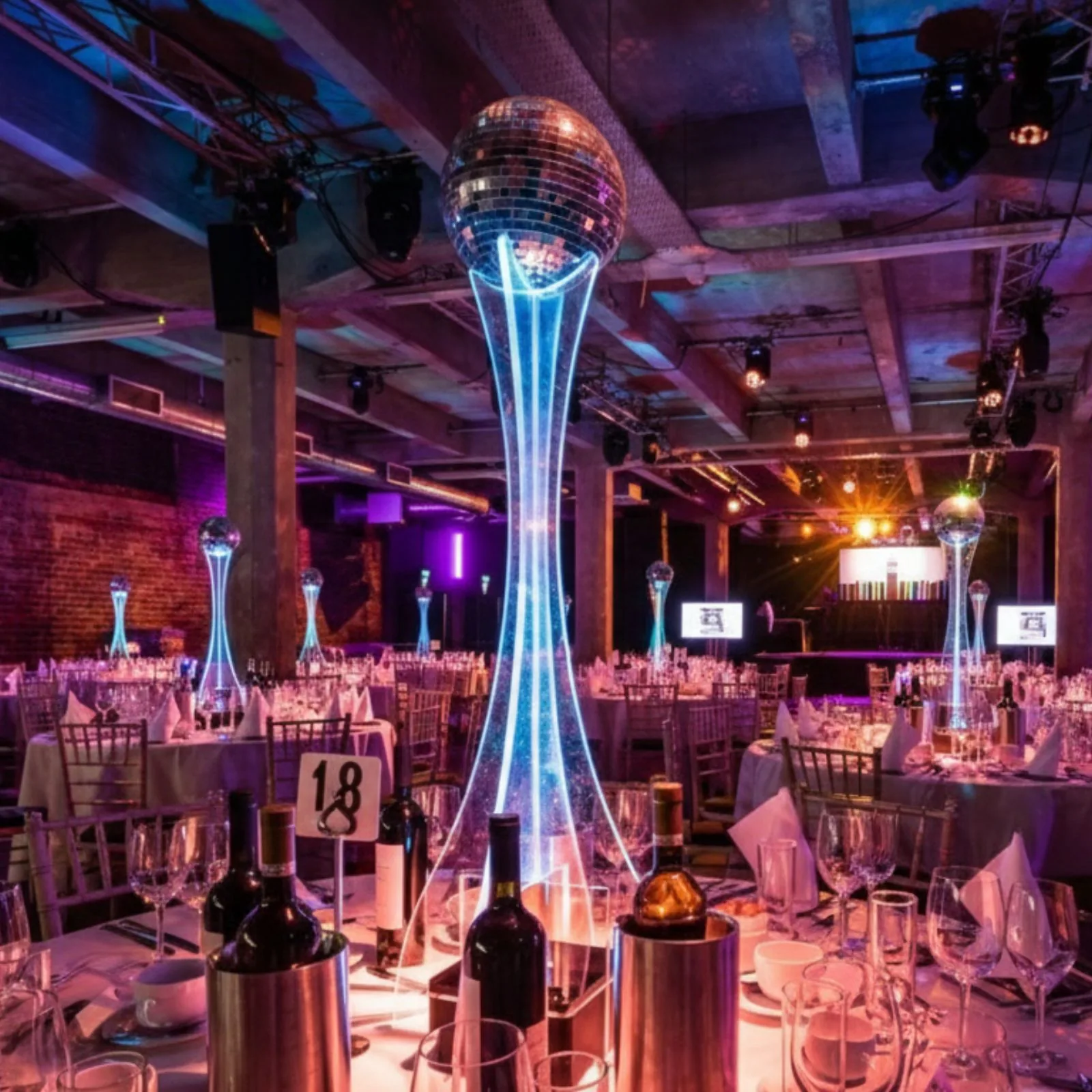 Tall Mirror Ball