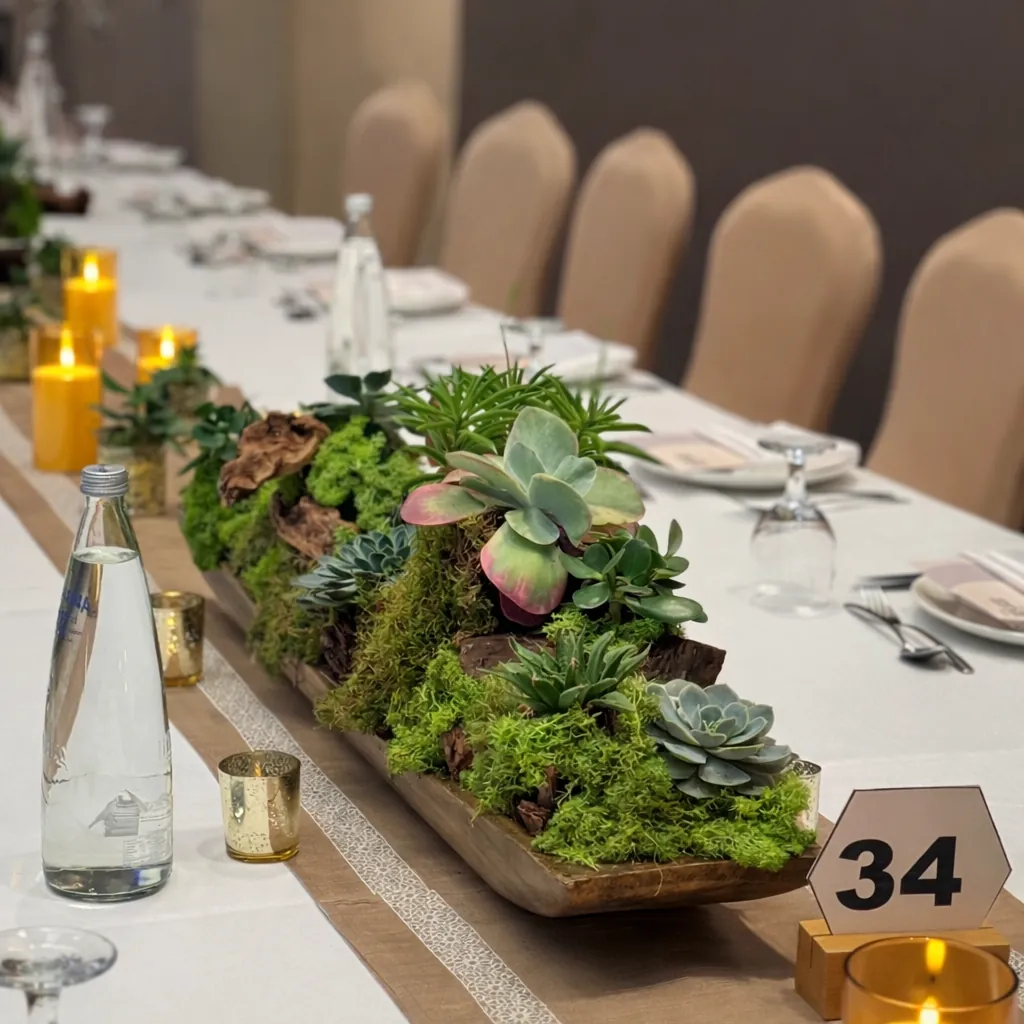Centrepieces at Behavioural Exchange Corporate Dinner