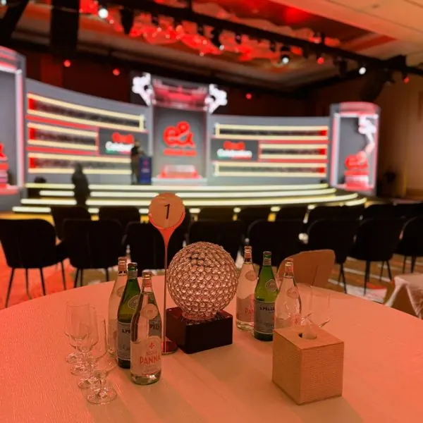 Low Crystal Globe at Etisalat Corporate Gala Dinner