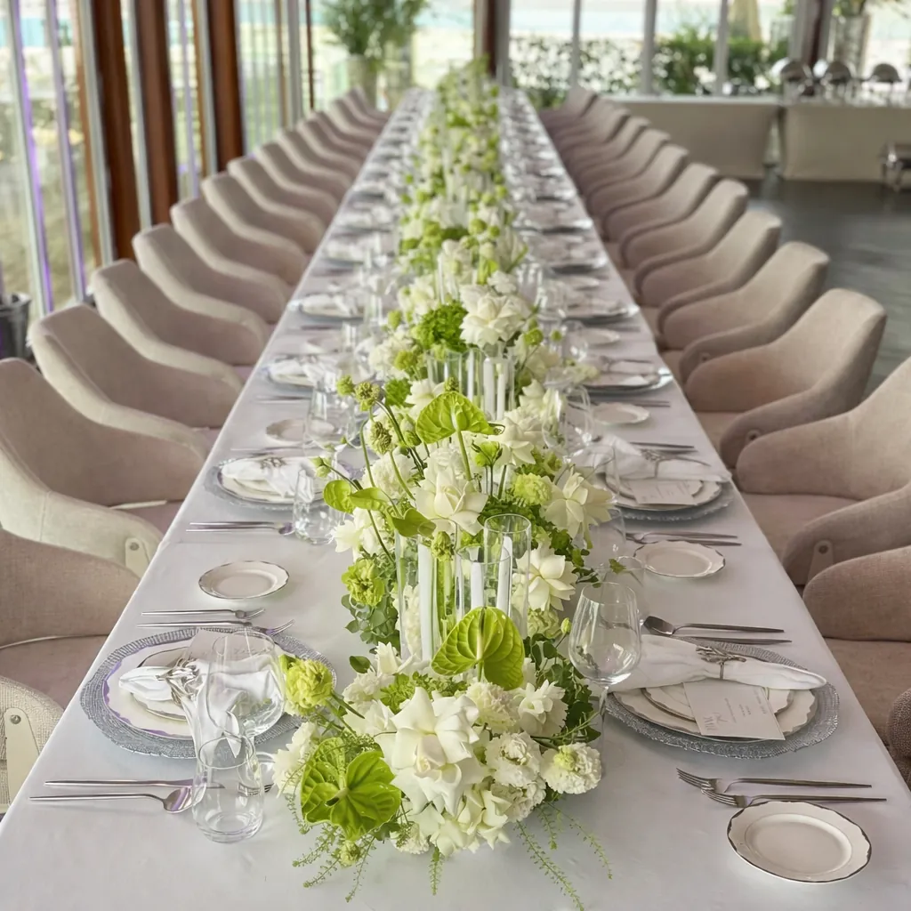 Flower Supply at Saudi Royal Private Dinner